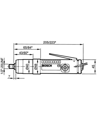 Дрель BOSCH Professional 400 Вт 8 мм 0607161100