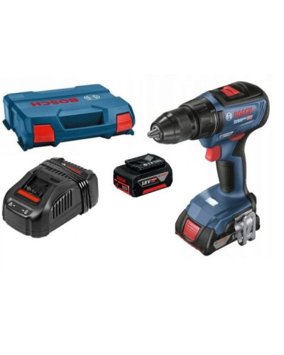 Акумуляторний шурупокрут Bosch GSR 18V-50 Professional, 1 акб GBA 18V 2.0Ah, 1 акб GBA 18V 5.0Ah і з/у GAL 1880 CV