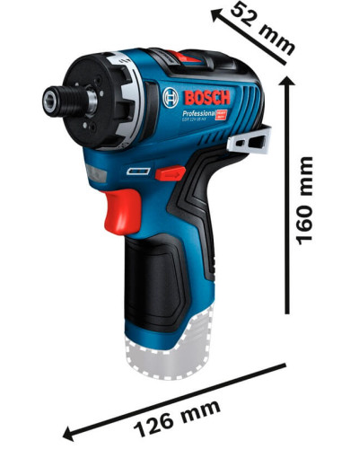 Акумуляторний дриль-шуруповерт Bosch GSR 12V-35 HX Professional, 2 акб GBA 12V 3 Ah, з/п GAL 12V-40