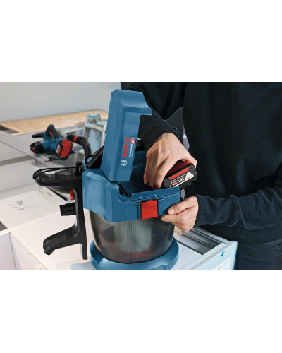Акумуляторний пилосос Bosch Professional GAS 18V 10 L, без акумулятора та з/п