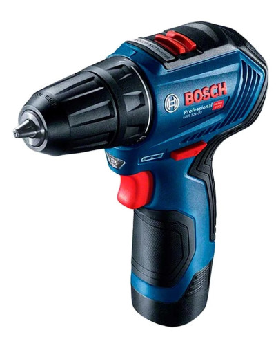 Акумуляторний ударний дриль-шуруповерт Bosch GSB 12V-30 Professional, 2 акб GBA 12V 2Ah, з/п, кейс