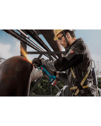 Акумуляторна кутова шліфмашина Bosch GWS 180-LI Professional, 1 акб GBA 18V 4.0Ah, з/п GAL 18V-40