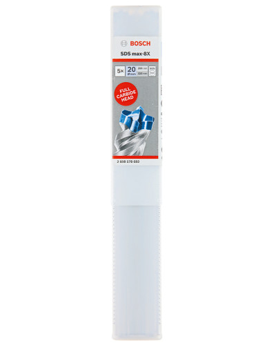 Бур Bosch SDS-max-8X 20х200х320 мм, 5 шт 2608578693