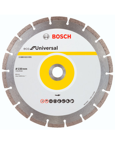 Алмазный круг Bosch ECO for Universal 230x22.23x2.6x7 мм