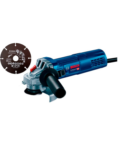 Кутова шліфувальна машина Bosch GWS 9-125 S Professional, з кругом Multi Wheel HM 125×1 мм