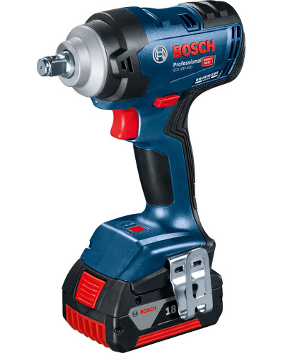 Аккумуляторный ударный гайковерт Bosch GDS 18V-400 Professional, 2 акб GBA 18V 5 Ah, з/у GAL 18V-40
