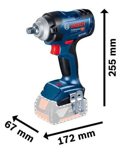 Аккумуляторный ударный гайковерт Bosch GDS 18V-400 Professional, 2 акб GBA 18V 5 Ah, з/у GAL 18V-40