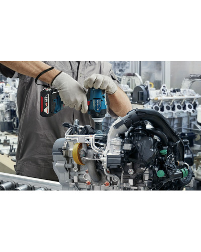 Аккумуляторный ударный гайковерт Bosch GDS 18V-400 Professional, 2 акб GBA 18V 5 Ah, з/у GAL 18V-40