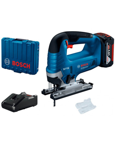 Акумуляторний лобзик Bosch GST 185-LI Professional, з акб GBA 18 В 4.0 Ah та з/п GAL 18V-20, у кейсі