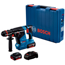 Акумуляторний перфоратор Bosch GBH 187-LI Professional з патроном One Chuck, 2 акб GBA 18V 5Ah, з/п GAL 1880 CV