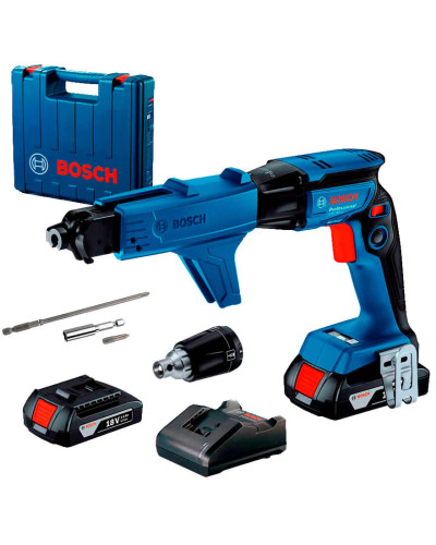 Акумуляторний шуруповерт Bosch GTB 185-LI Professional, 2 акб GBA 18V 2.0Ah, з/п GAL 18V-20