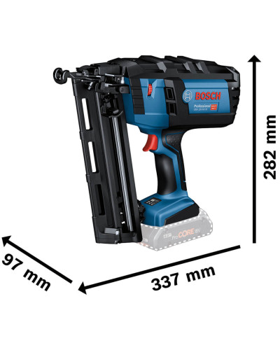 Аккумуляторный гвоздезабиватель Bosch Professional GNH 18V-64 M, без акб и з/у