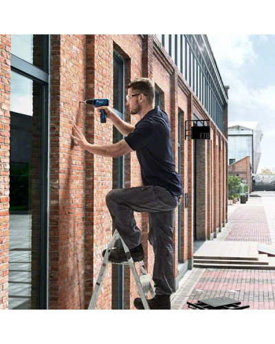 Акумуляторний ударний дриль-шуруповерт Bosch GSB 120-Li Professional з 2 акб GBA 12V 2.0Ah, з/в GAL 1210 CV, ліхтариком GLI 12V-300