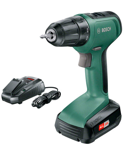 Аккумуляторная дрель-шуруповерт Bosch UniversalDrill 18, 1 акб PBA 18V 1,5Ah, з/у AL 1815 CV