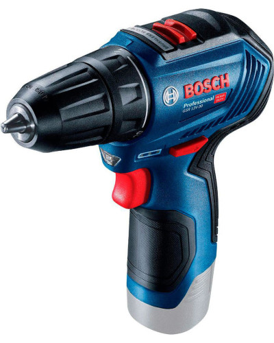 Акумуляторний безщітковий шурупокрут Bosch GSR 12V-30 Professional, 1 акб GBA 12V 2 Ah, з/п GAL 12V-40