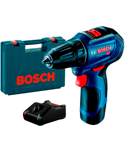 Акумуляторний безщітковий шурупокрут Bosch GSR 12V-30 Professional, 1 акб GBA 12V 2 Ah, з/п GAL 12V-40