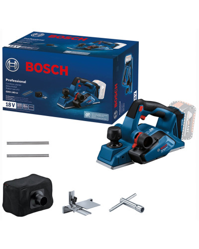 Акумуляторний рубанок Bosch GHO 185-LI Professional, без акб та з/п