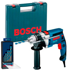 Ударная дрель Bosch GSB 16 RE БЗП Professional в кейсе + с набором сверл