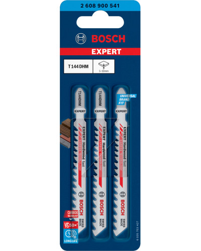 Пильне полотно Bosch Expert Hardwood Fast T144DHM, 3.5-5x100 мм, 3 шт 2608900541