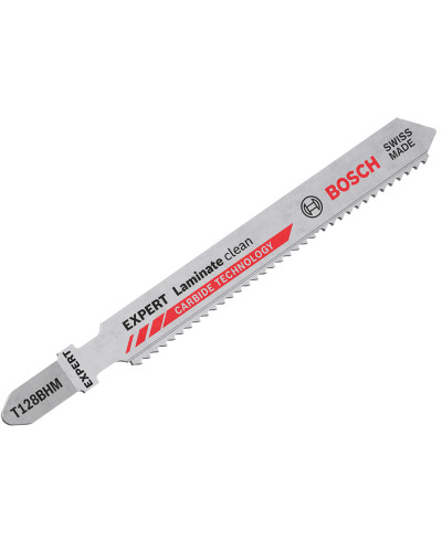 Пильне полотно Bosch Expert Laminate Clean T128BHM з ламінату 1.8x92 мм 3 шт 2608900542