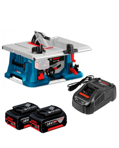 Акумуляторний розпилювальний стіл Bosch Professional GTS 18V-216, 2 акб GBA 18V 5 Ah, з/у GAL 1880 CV
