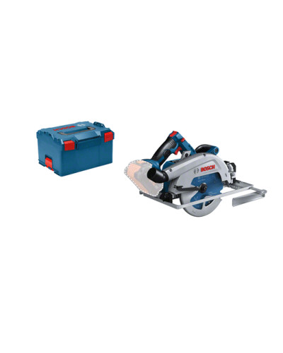 Акумуляторна циркулярна пила Bosch Professional GKM 18V-50, 2 акб GBA 18V 5.0Ah і з/в GAL 18V-40, у кейсі L-Boxx 238