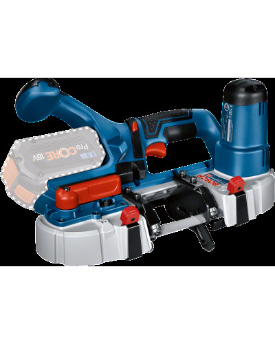 Акумуляторна стрічкова пилка Bosch GCB 18V-63 Professional, 2 акб GBA 18V 5 Ah та з/п GAL 1880 CV