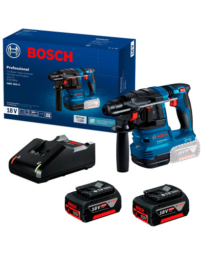 Акумуляторний перфоратор Bosch GBH 185-LI Professional, 2 акб GBA 18V 4.0 Ah, з/п GAL 18V-40