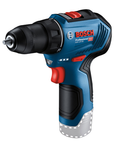 Акумуляторний дриль-шуруповерт Bosch GSR 12V-30 Professional з 2 акб GBA 12V 2 Ah, з/в GAL 12V-40, ліхтариком GLI 12V-30