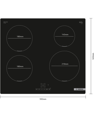 Індукційна варильна поверхня Bosch PUE611BB5E