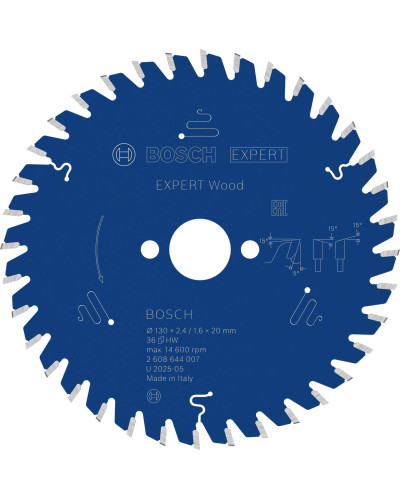 Пиляльний диск Bosch Expert for Wood 130х2,4х20 мм, 36 ATB