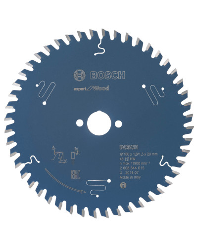 Пильный диск Bosch Expert for Wood 160х1,8х20 мм, 48 ATB