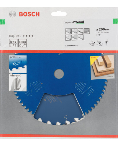 Пиляльний диск Bosch Expert for Wood 200х2,8/1,8х30 мм, 30 ATB
