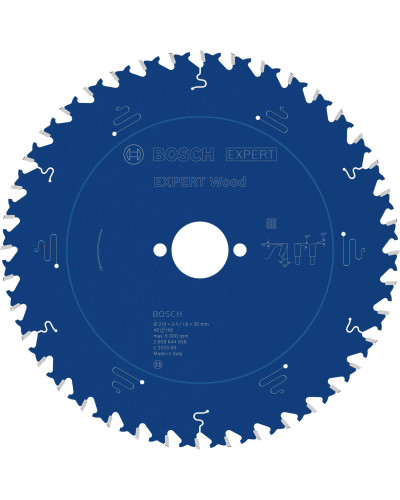 Пильный диск Bosch Expert for Wood 210х2,4/1,6х30 мм, 40 ATB