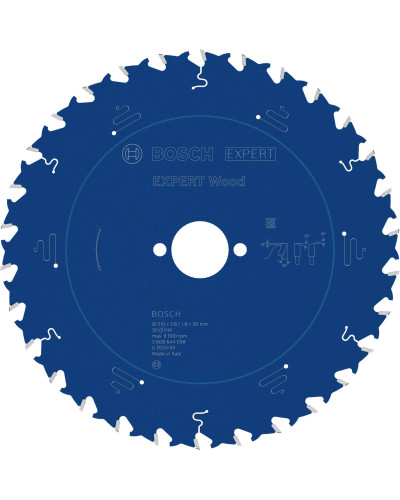 Пиляльний диск Bosch Expert for Wood 210х2,8/1,8х30 мм, 30 ATB