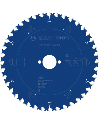 Пильный диск Bosch Expert for Wood 210х2,8/1,8х30 мм, 40 ATB