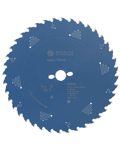 Пильный диск Bosch Expert for Wood 330х3,5/2,2х30 мм, 40 ATB