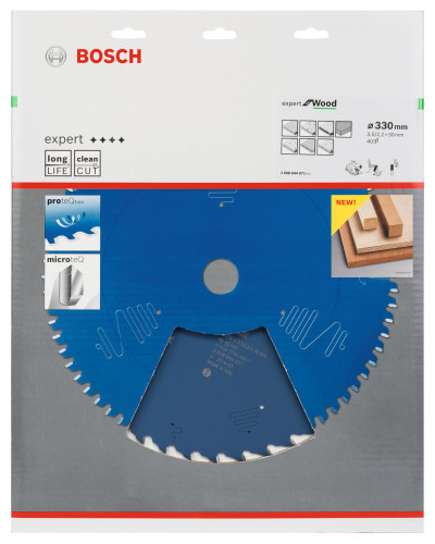 Пильный диск Bosch Expert for Wood 330х3,5/2,2х30 мм, 40 ATB