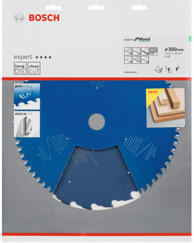 Пиляльний диск Bosch Expert for Wood 350х3,5/2,2х30 мм, 24 ATB