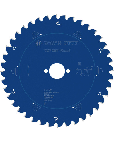 Пиляльний диск Bosch Expert for Wood 216х2,4/1,8х30 мм, 40 ATB