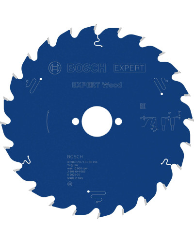 Пиляльний диск Bosch Expert for Wood 190х2/1,3х30 мм, 24 ATB