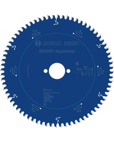 Пиляльний диск Bosch Expert for Aluminium 210x2.8/1.8x30 мм T72