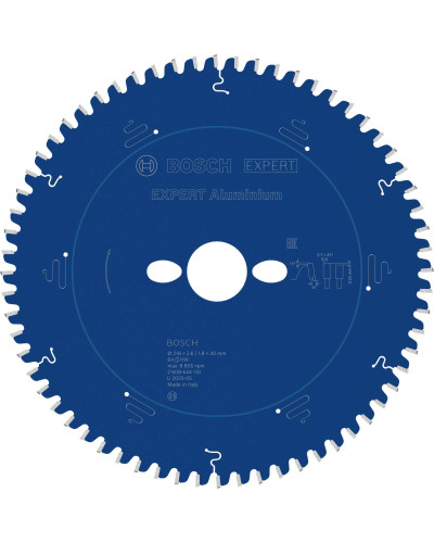 Пиляльний диск Bosch Expert for Aluminium 216x2.6/1.8x30 мм T64