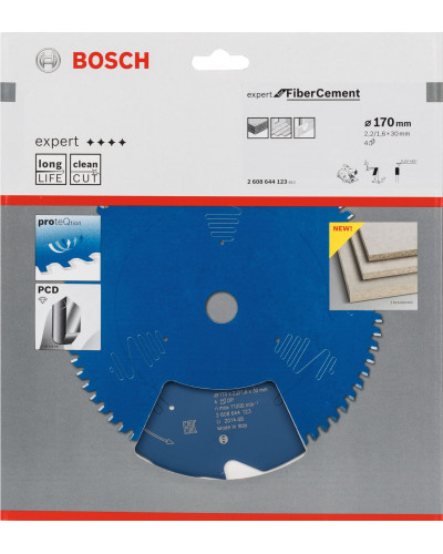 Пиляльний диск Bosch Expert for Fiber Cement 170x2.2/1.6x30 мм 4 TCG