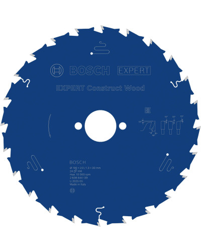 Пиляльний диск Bosch Expert for Construct Wood 190x2/1.3x30 мм T24