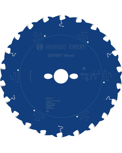 Пиляльний диск Bosch Expert for Wood 254x2,6/1,8x30 мм, 22 АТВ