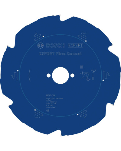 Пиляльний диск Bosch Expert for Fiber Cement 216x2.2/1.6x30 мм 6 TCG