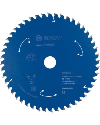 Пиляльний диск Bosch Expert for Wood 165х1,5/1х20 мм, 48 ATB