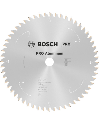 Пиляльний диск Bosch PRO Aluminium 184x2/1.5x16 мм 56 HLTCG