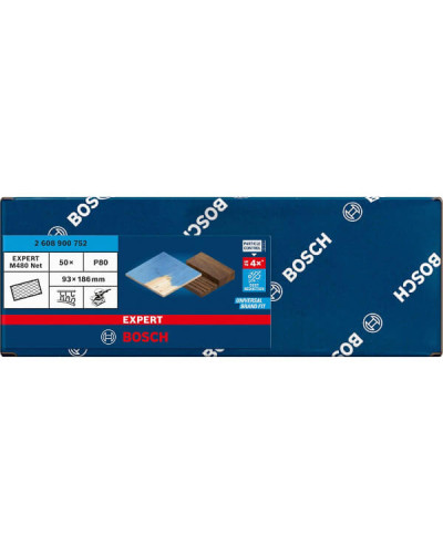 Шліфувальний лист Bosch Expert M480 93x186 мм, G 320, 50 шт
